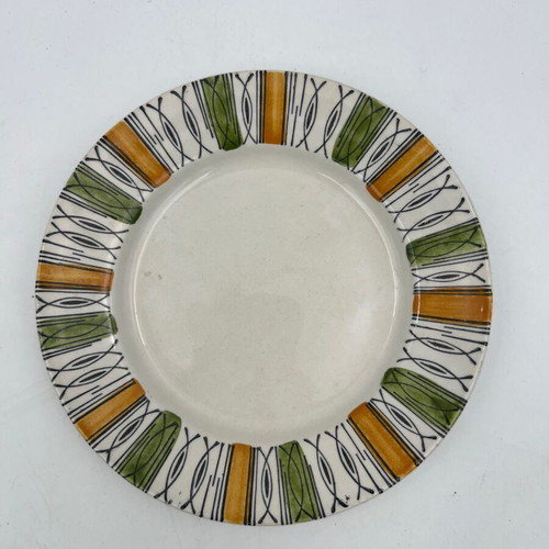 Broadhurst Viscount vintage mid-century modern plates set of 5