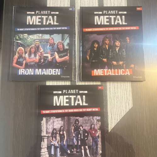 Planet Metal book collection new, AC/DC, Metallica, Iron Maiden