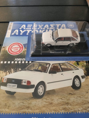 Ford Escort GL 1982 1:43 model car new with collection issue