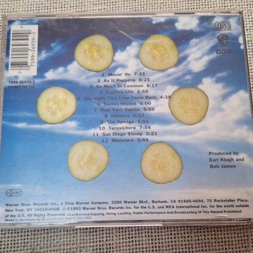 Bob James / Earl Klugh Cool CD, τζαζ