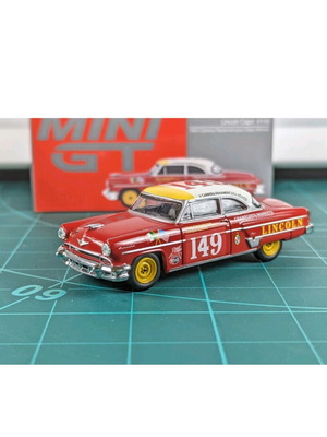 Mini GT 1:64 Lincoln Capri #149 1954 Carrera Panamericana Class Winner toy car new