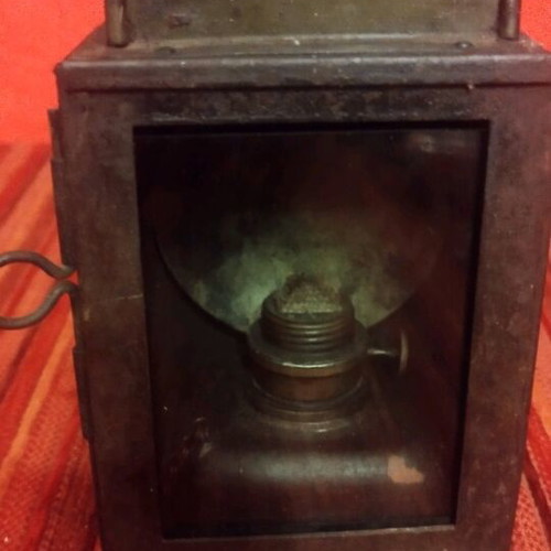 Old kerosene lantern like new, railway type