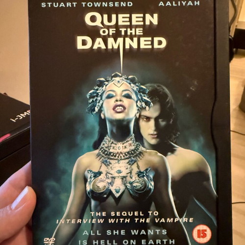Queen of the Damned DVD used with Greek subtitles, rare slipcover