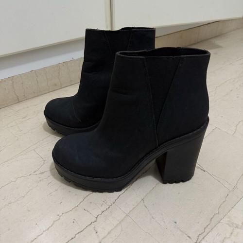 H&M ankle boots used, black, 10cm heel, size 37