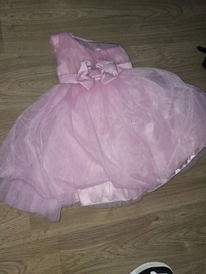 Βρεφικο maxi φορεμα με ενα ώμο και περλες