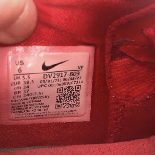 Nike KD 16 Triple Red basketball shoes used, size 38.5