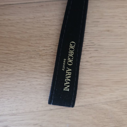 Giorgio Armani evening bag new, velvet texture black