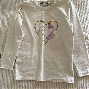 Ανοιξιάτικη μπλούζα για κορίτσια 6 ετών