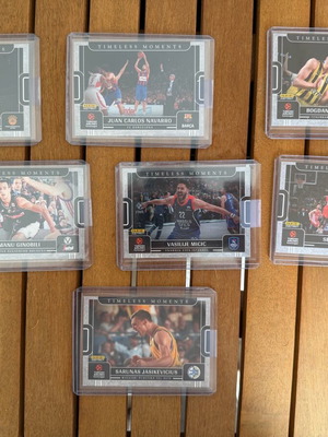Euroleague Timeless Moments Panini πακέτο 7 αριθμημένων καρτών σαν καινούργιο