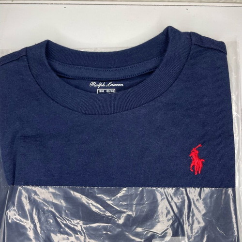 Polo Ralph Lauren Kids Short-Sleeve T-Shirt Navy 18M New