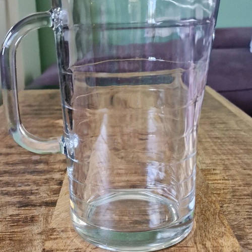 Glass pitcher like new