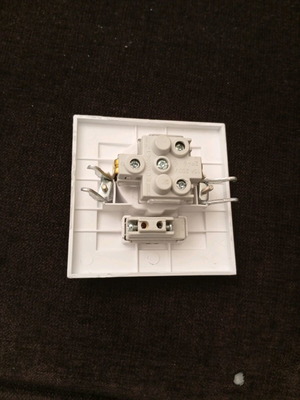 Flush power socket with switch like new