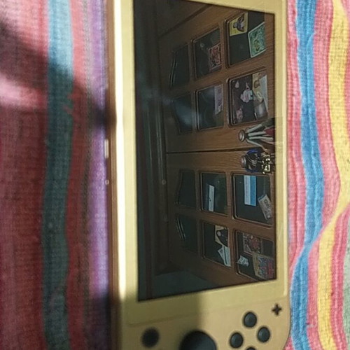 Nintendo Switch gold console