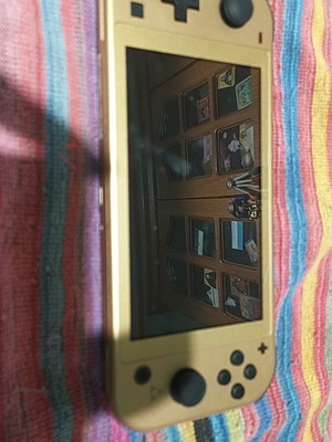 Nintendo Switch gold console