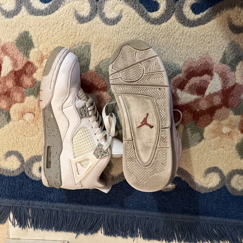 Jordan 4 Oreo sneakers, size 44