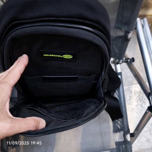 Moleskine black backpack like new