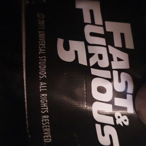 Fast & Furious 5 Shoulder Bag new, collectible, black
