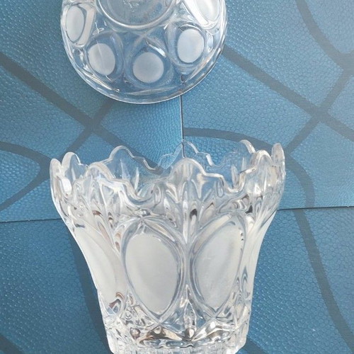 Crystal candy dish like new