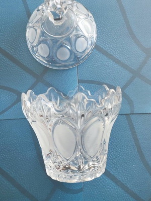Crystal candy dish like new