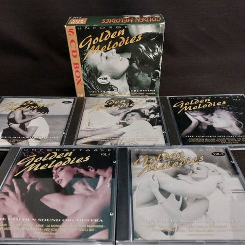 Unforgetable Golden Memories 5 CD box used