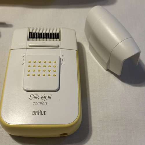 Silk Epil Comfort epilator Braun used with original pouch and brush
