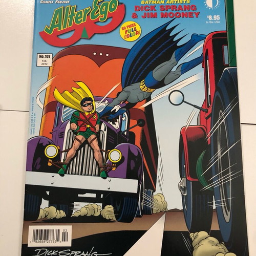 Alter Ego Magazine 107 new, Batman Robin, Golden Silver Age, DC Comics