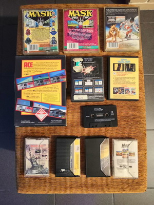 Spectrum games used, pack of 10 with soundtrack cassette