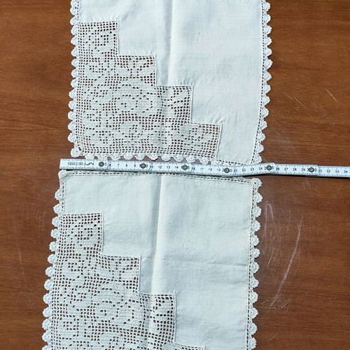 Asprokentimata like new, 2 beige napkins