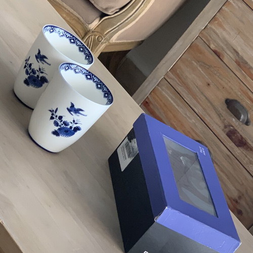 &k Amsterdam Mug Delftware 2-pack new
