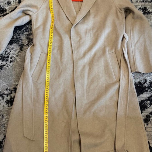 Wool coat used, beige, size S/M