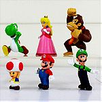  6 Φιγουρες Super Mario Bros