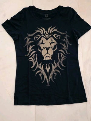 Legendary World of Warcraft Alliance women's t-shirt like new, blue, size M