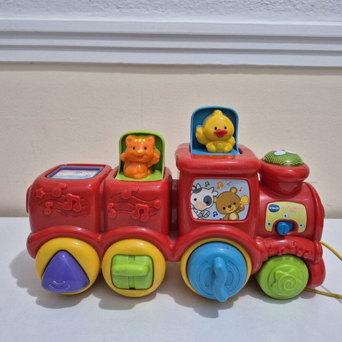 VTech Roll and Surprise Animal Train used with sounds and lights