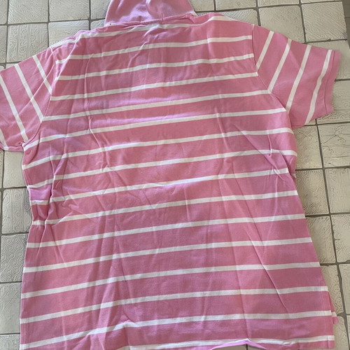 Polo Ralph Lauren shirt used, pink and white, size XXL