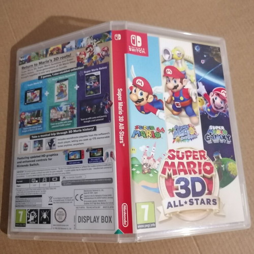 Super Mario 3D All Stars cover used, for Nintendo Switch