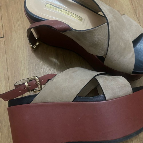 Women's platform sandals size 37 used, very good condition