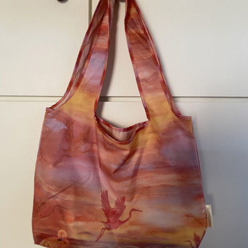 Vichy Nidodileda tote bag, multicolor orange