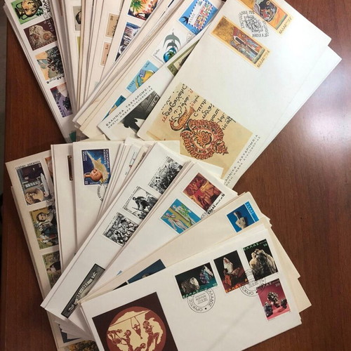 Greek First Day Covers 1960-1991 like new, 102 different
