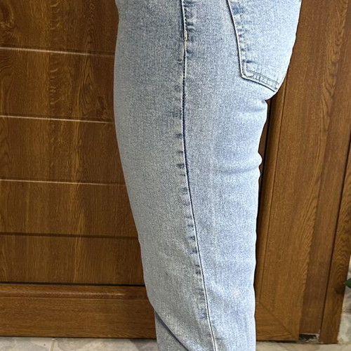 Esmara high waist straight fit jeans, blue, size 36