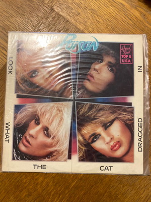 Poison Look What The Cat Dragged μεταχειρισμένο βινύλιο LP