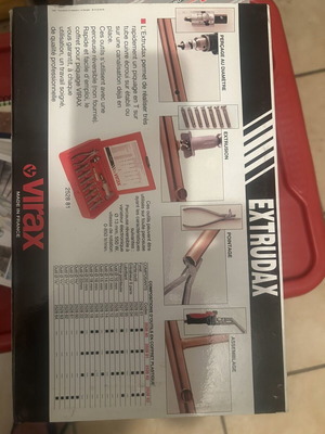 Virax Extrudax 2528 σετ πικάζ χαλκοσωλήνα