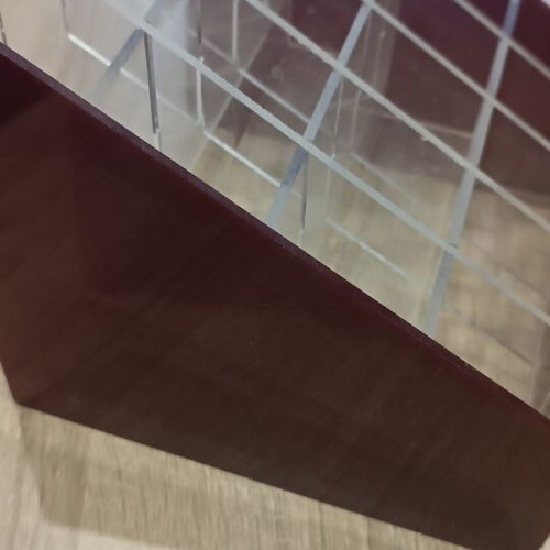 Makeup, manicure & pedicure stand like new made of plexiglass