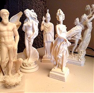 Σετ 10 αγαλματα φιγούρες αλάβαστρο Ελλινική Μηθολογία Θεοί 25cm