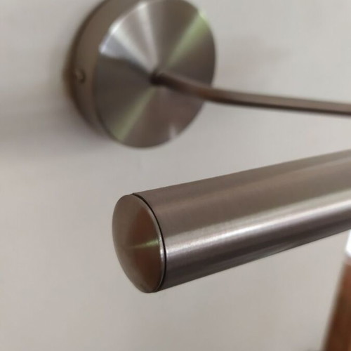 Wall light for above painting chrome matte Italian new
