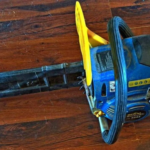 Royal Einhell RBK 5045 chainsaw used, petrol, 440 mm bar
