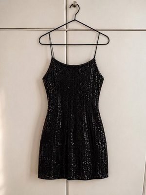 Evening dress, black, size M
