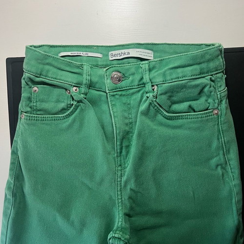 High-rise flare jeans used