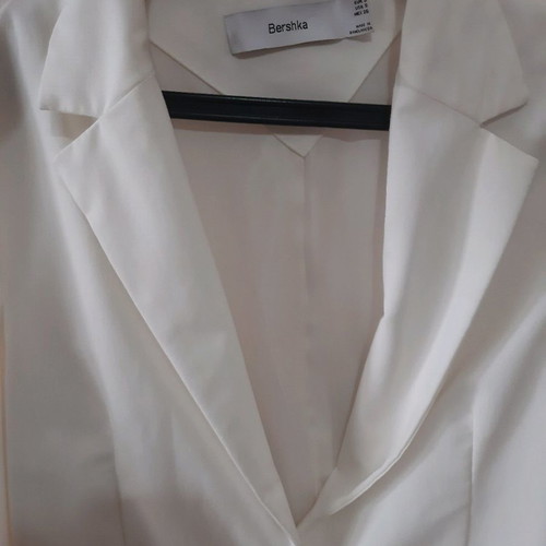 Bershka white blazer like new, size S