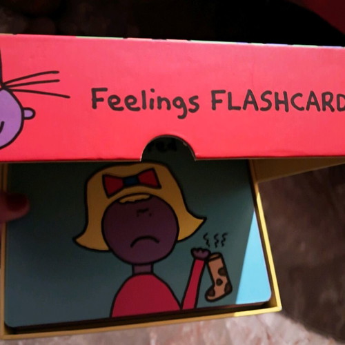 Flashcards memory game for feelings in English like new