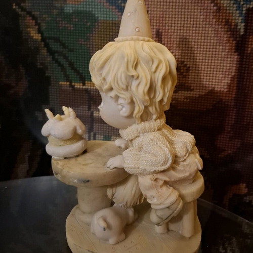 Vintage birthday boy figure used